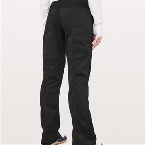 LULULEMON STUDIO PANT II BLACK SIZE 6